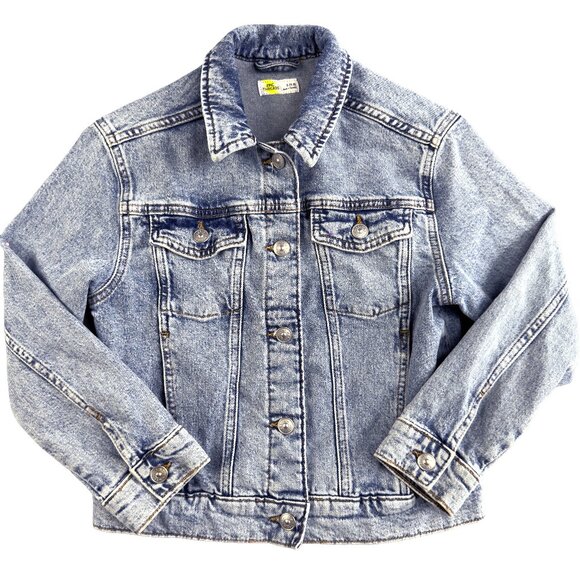 EPIC THREADS Light Wash Denim Jacket Girls S (7–8) - Picture 1 of 11